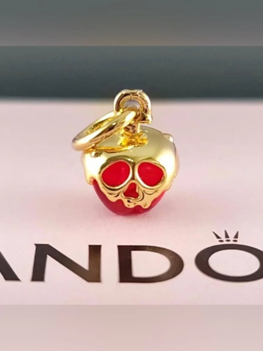 1pcs Golden Eyeore Winnie The Pooh charm bead for rope Bracelet